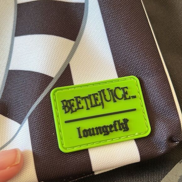 Loungefly Beetlejuice Large Backpack - Picture 7 of 12